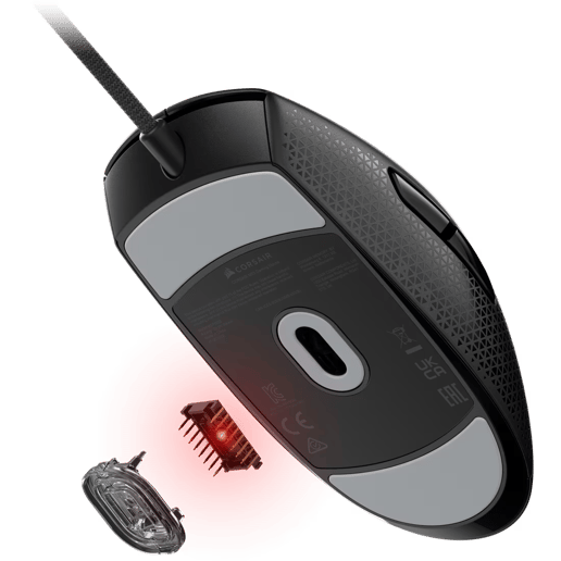 Corsair M55 Ambidextrous Wired Gaming Mouse in Black